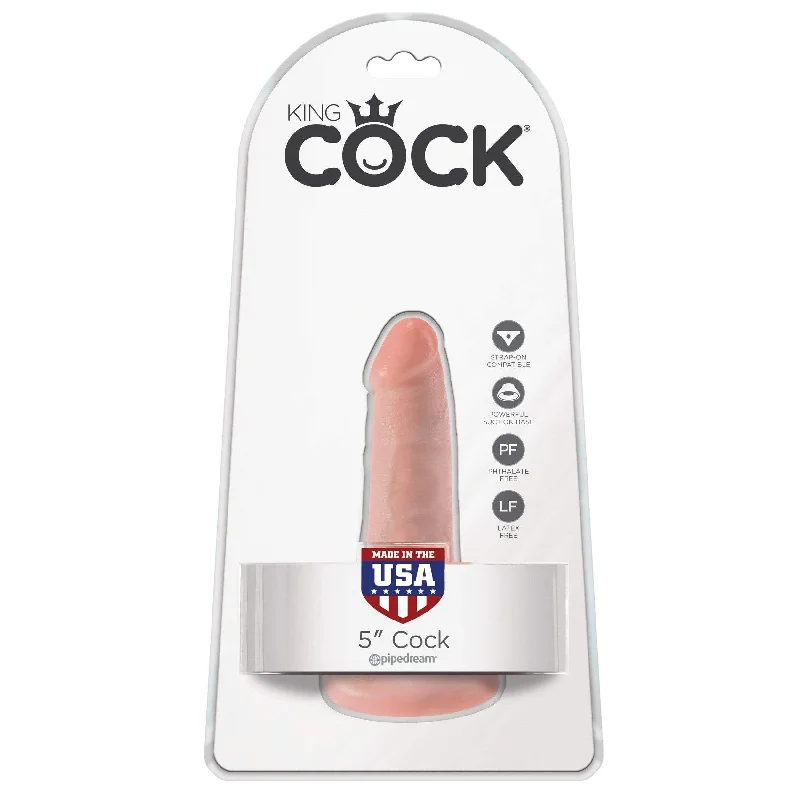 cock ring modern comfort-Pipedream - King Cock 5" Cock (Beige)