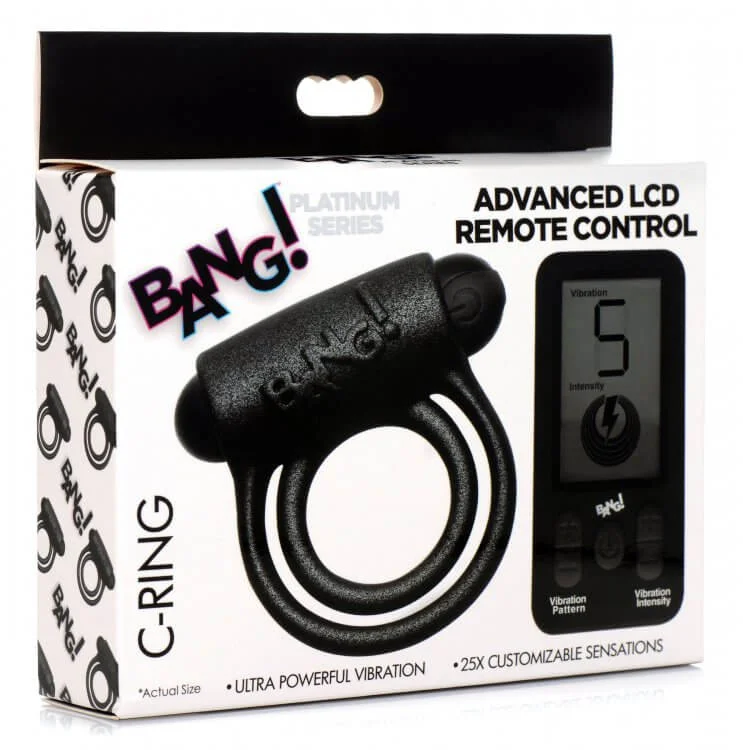 cock ring enhanced style-Bang! Platinum Series Cock Ring with Remote Control