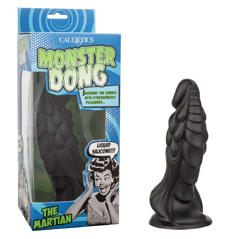 penis-moisturizing-products-organic-Monster Dong the Martian 7.75 inches - Black