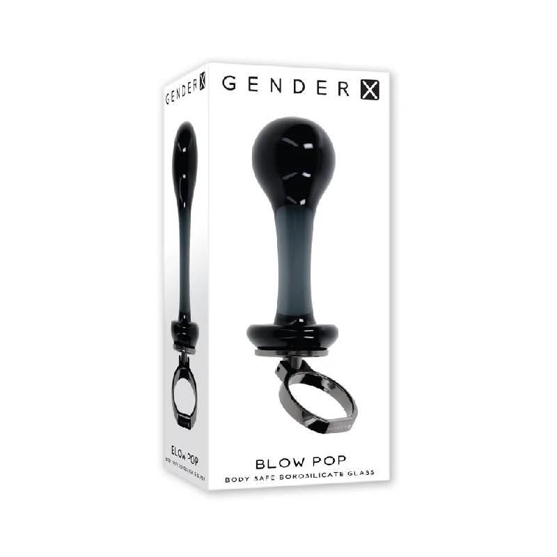 anal toys for discreet pleasure-Gender X Blow Pop Black