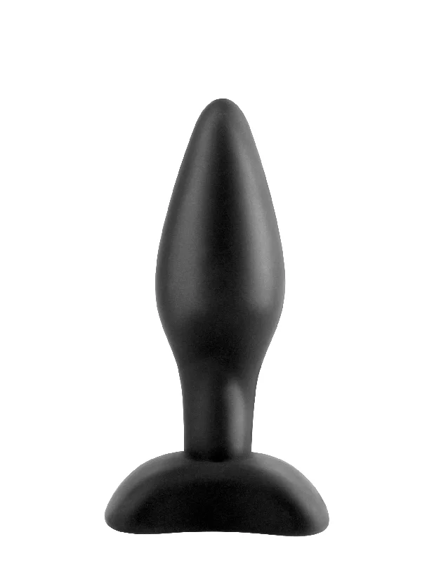 anal toys for discreet play-Anal Fantasy Collection Mini Silicone Plug - Black