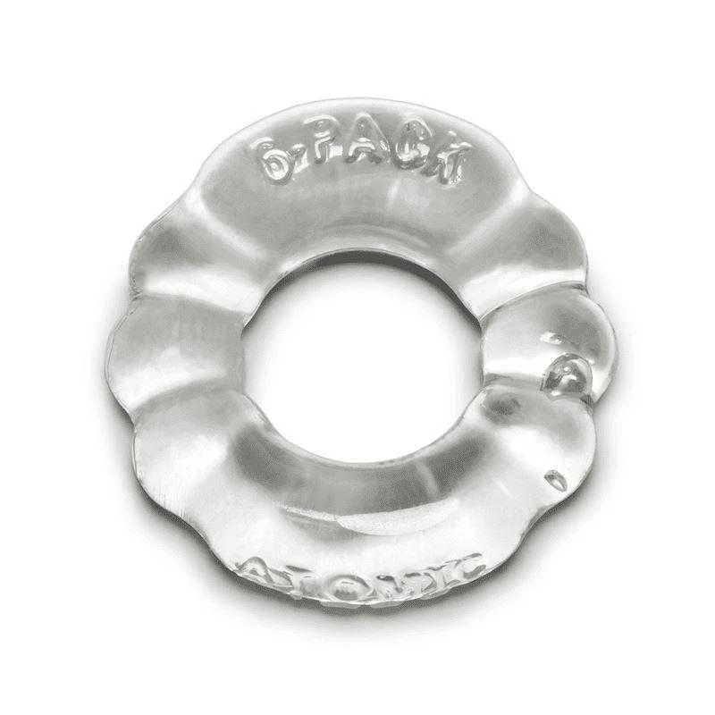 anal toys for fast play-OxBalls 6-Pack Cockring - 1 Cockring - Clear