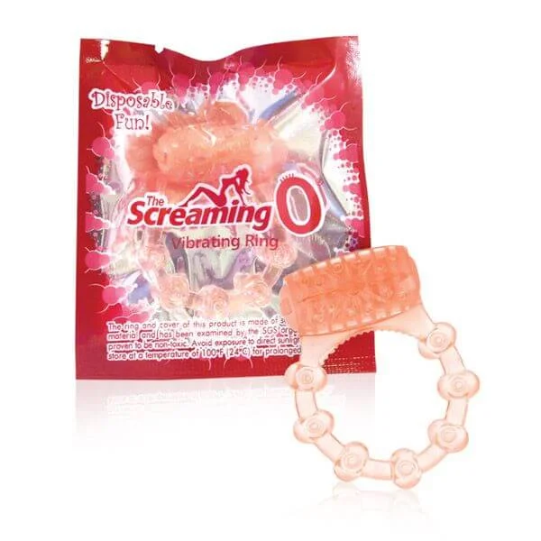 cock ring couple texture-Screaming O Disposable Vibrating Cock Ring – Enhanced Vibrations for Maximum Stimulation