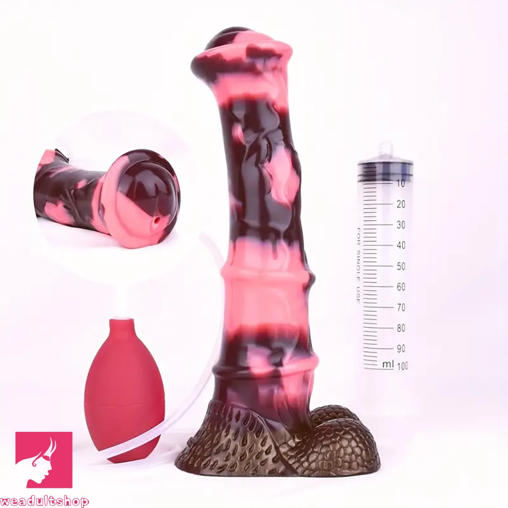 Penis-complex-10.03in Fantasy Horse Huge Squirting Silicone Monster Soft Dildo