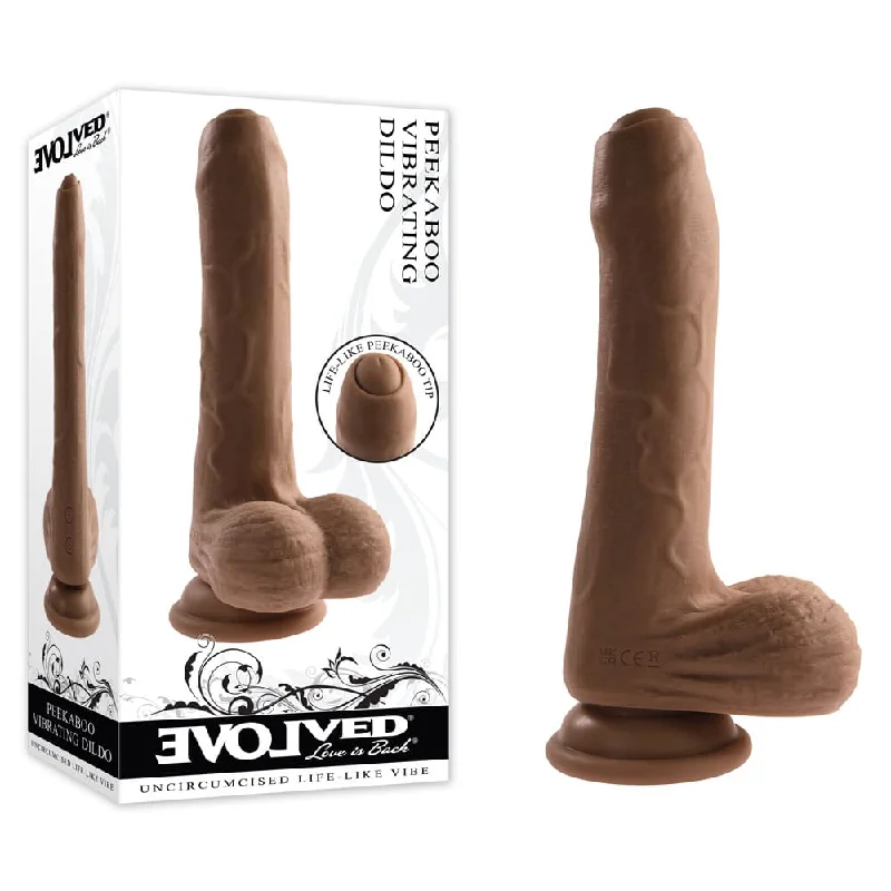 penis-surgery-risks-facts-Evolved PEEK A BOO VIBRATING DILDO DARK