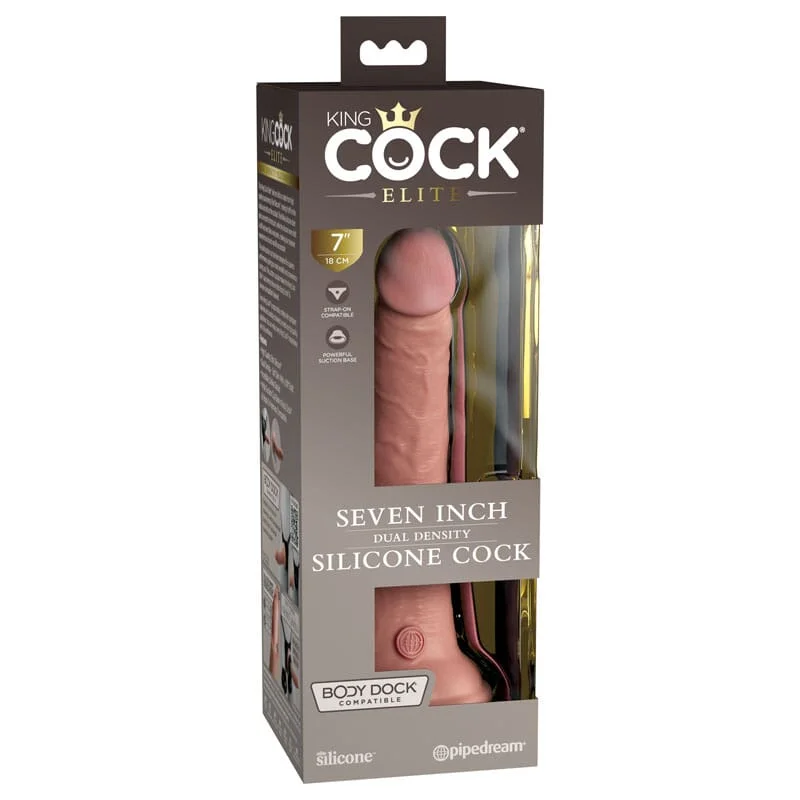 penis-health-for-middle-age-King Cock Elite 7'' Dual Density Cock -