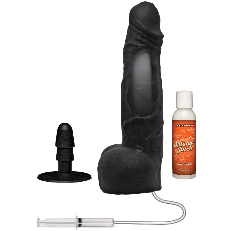 penis-infection-symptoms-list-Merci - 10 Inch Dual Density Squirting Cumplay  Cock With Removable Vac-U-Lock Suction Cup -  Black