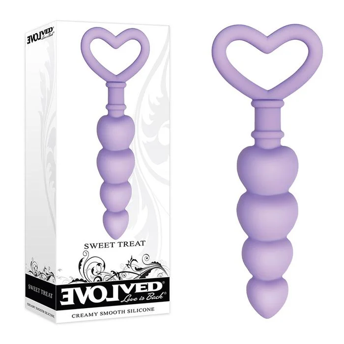 anal toys with ribbed tip-EVOLVED SWEET TREAT BEADED BUTT PLUG