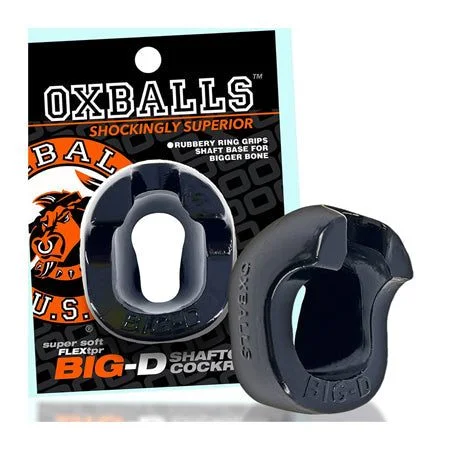 cock ring battery style-Oxballs Big-D Shaft Grip Cockring with Shaft Grippers