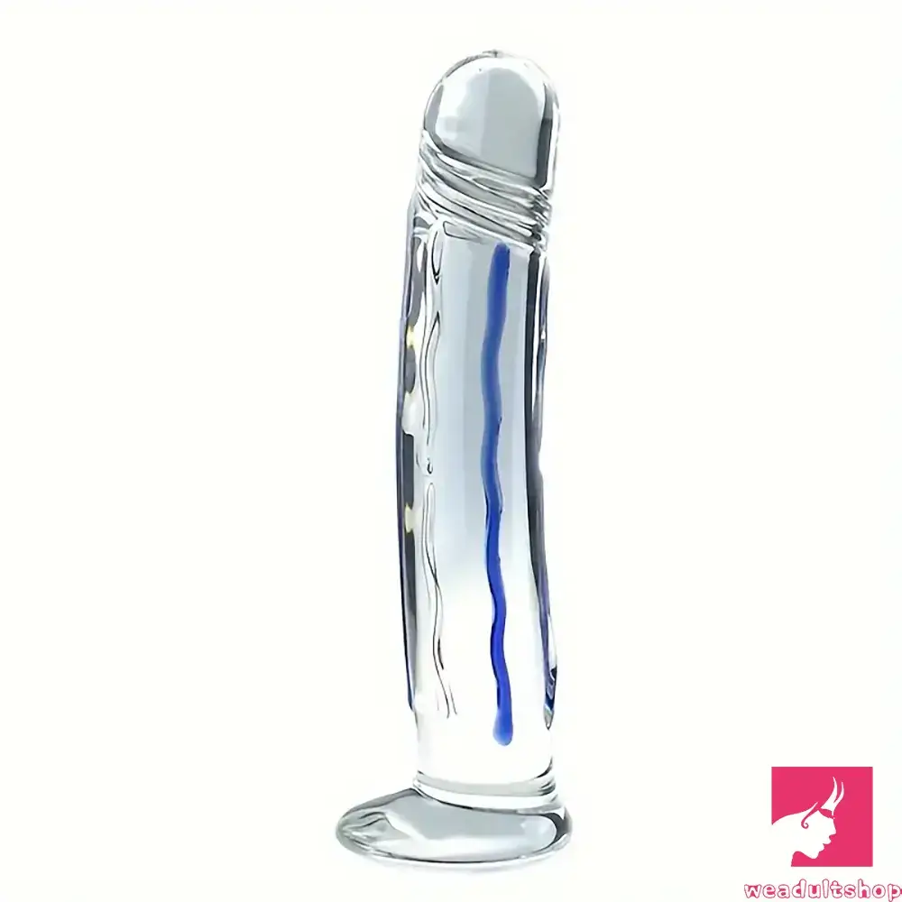 Penis-tan-6.5in Premium Crystal Glass Dildo Sex Toy For Vagina Glass Love Toy