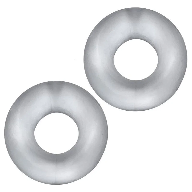 anal toys for slow pleasure-Stiffy 2 Pc Bulge Cockrings by HunkyJunk Ice Clear Ice