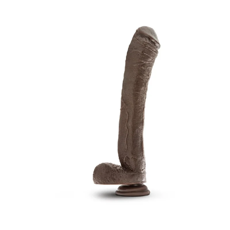 penis-strength-tips-daily-Dr. Skin - Mr. Ed 13in Dildo with Suction Cup - Chocolate