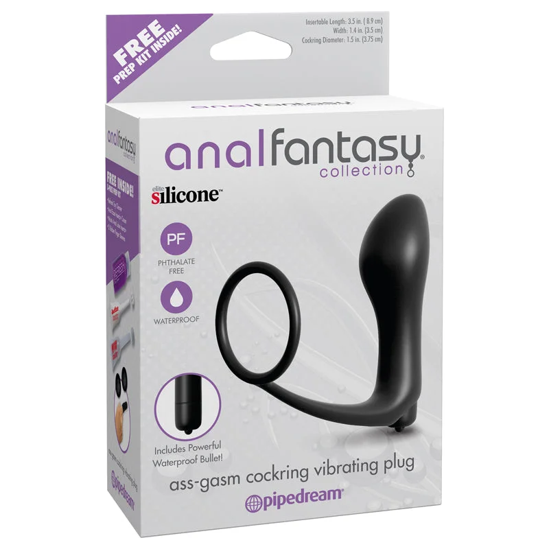 anal toys with firm base-Anal Fantasy Ass Gasm Vibrating Anal Plug by Pipedream Products®