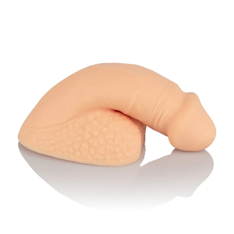 cock ring adjustable texture-Packer Gear 4" Silicone Packing Penis - Ivory