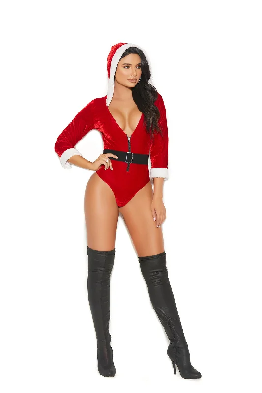 soft modal nightwear-Santa's Tease - Medium - Red