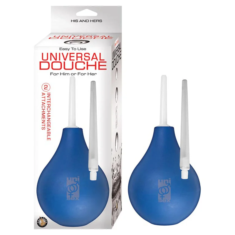 anal toys for intimate pleasure-Universal Douche - Blue