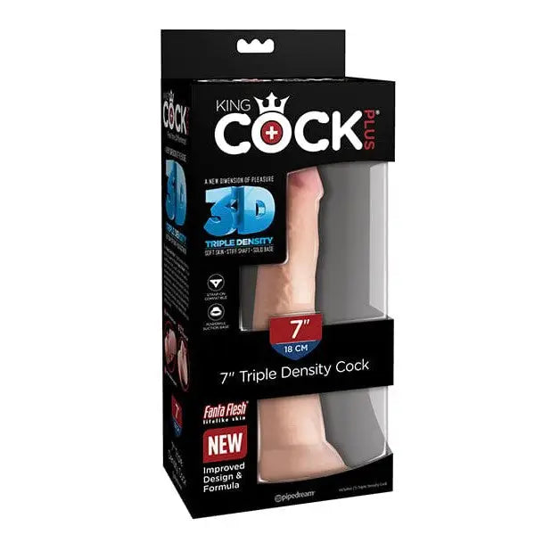 cock ring luxury texture-King Cock Plus Triple Density Cock