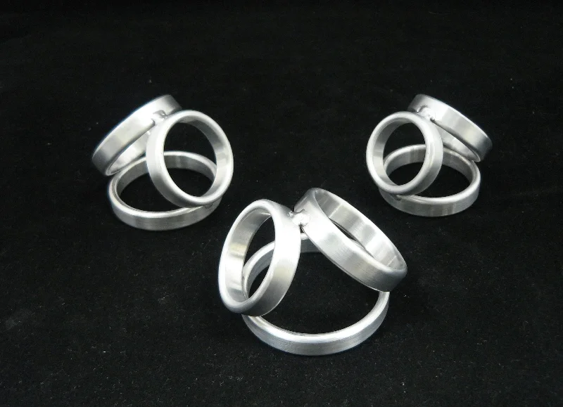 cock ring easy design-Super Tri Rings Cock Cage in Aluminum