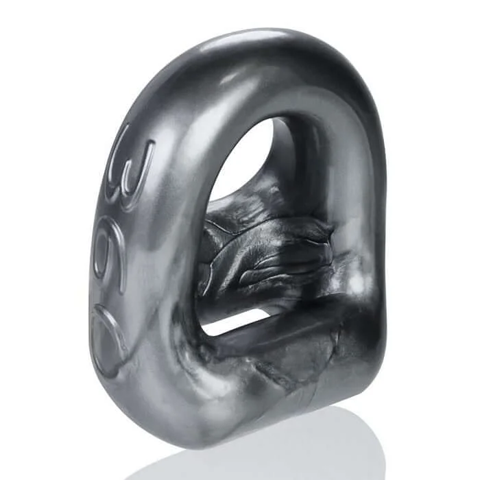 cock ring soft finish-Oxballs 360 Dual-Use Steel Cock Ring and Ball Sling