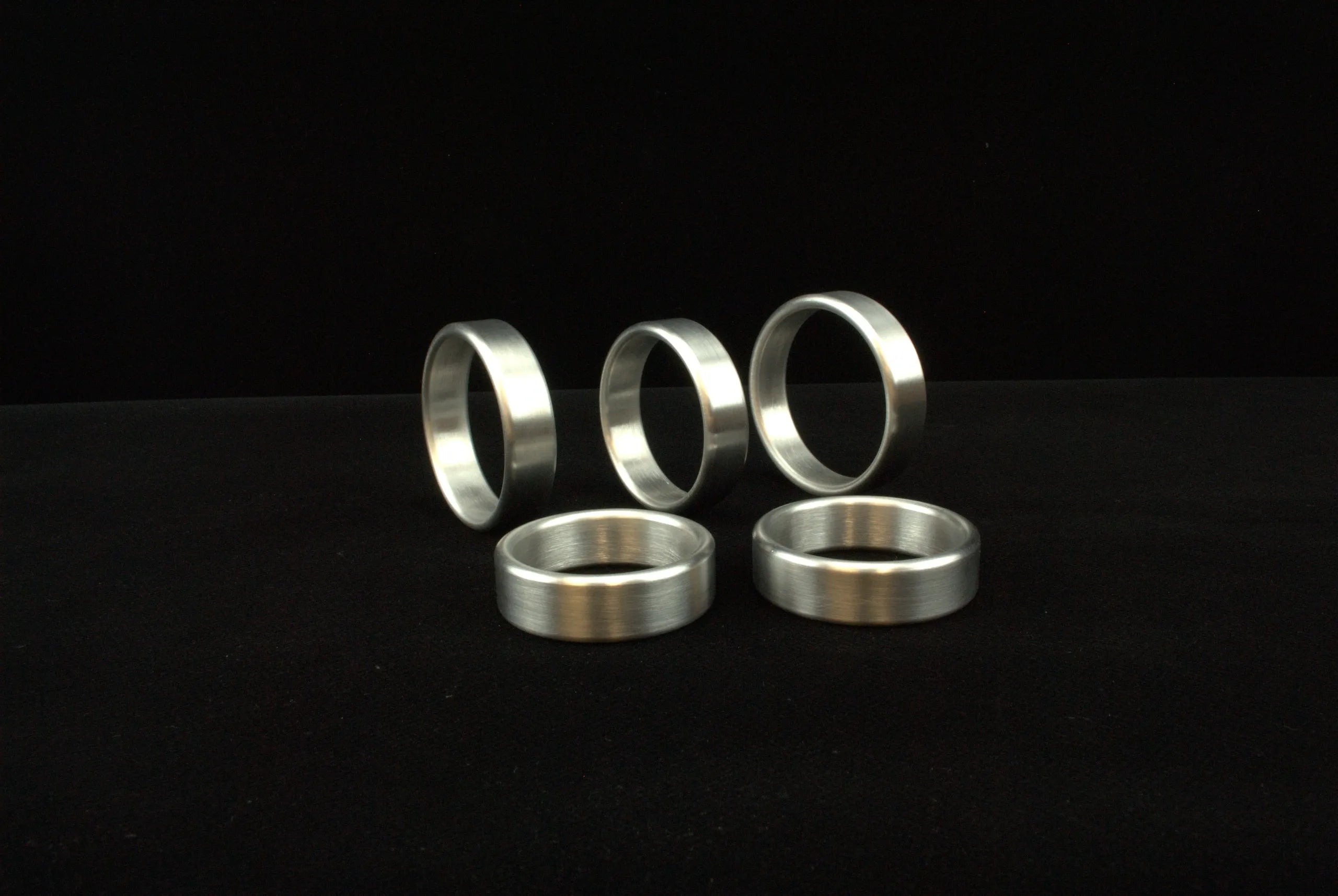 cock ring comfort grip-Wide Style Cockring in Aluminum