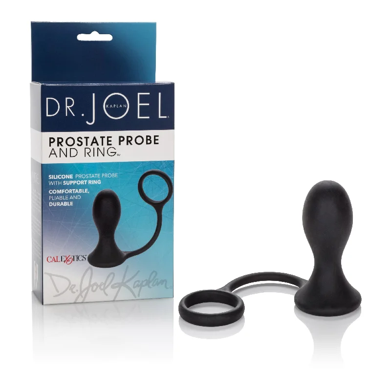 cock ring smooth style-Silicone Prostate Probe with Ring for Exciting Adventures