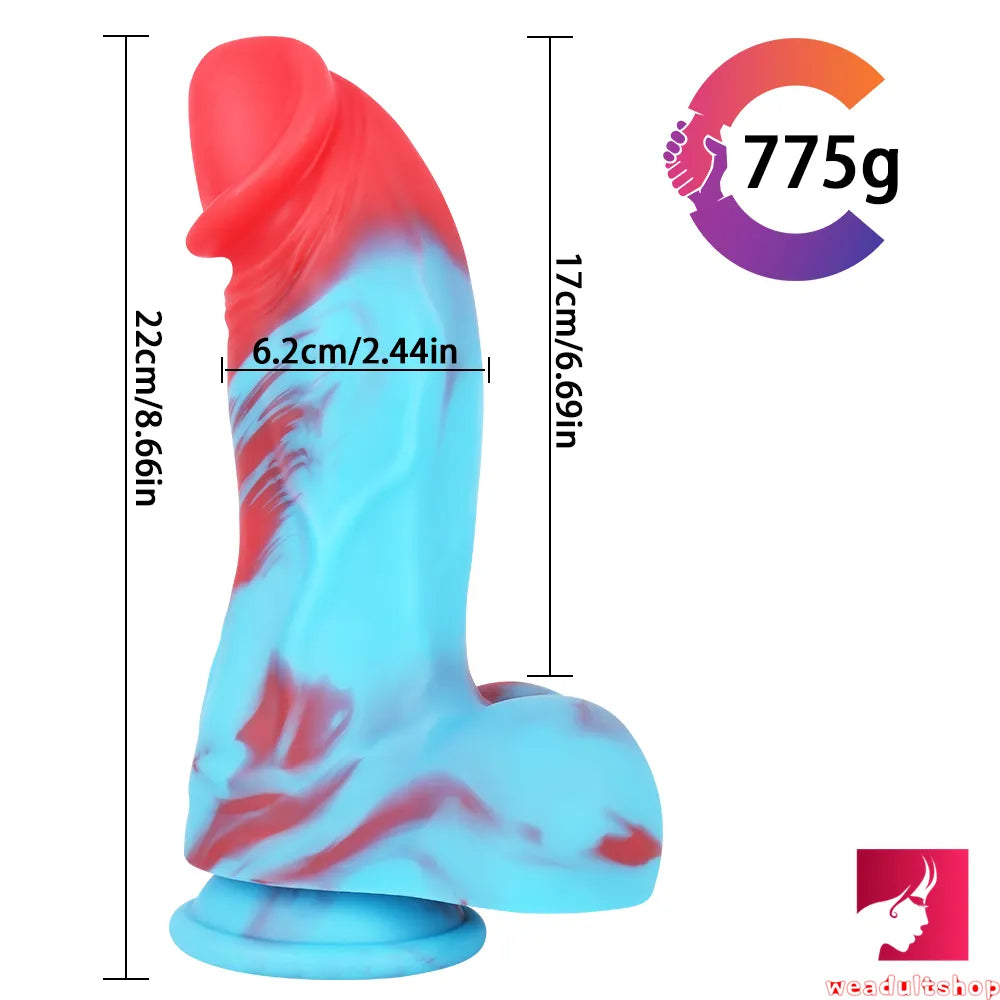 Penis-fat-8.66in Europe America Thick Big Dildo For BDSM Game Bondage