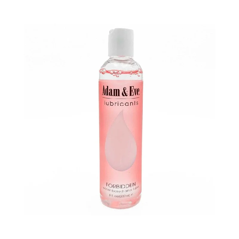 anal toys for intense fun-Adam & Eve Forbidden Water-Based Anal Lubricant 8 oz.