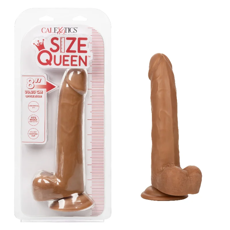 penis-vitamin-deficiency-signs-Size Queen 8 inch/20.25 Cm - Brown