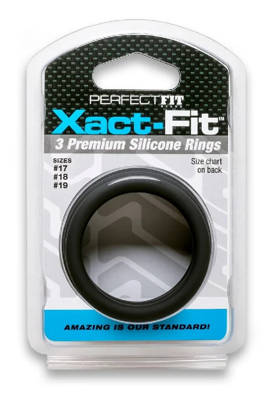 cock ring easy texture-Perfect Fit Xact Fit Cock Ring Kit #17 #18 #19: Precision Sizing for Perfect Pleasure