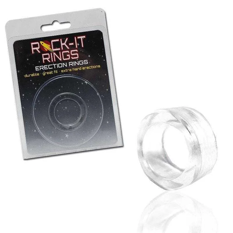 anal toys for gentle fun-Rock-It Rings O-Style C-Ring - Clear