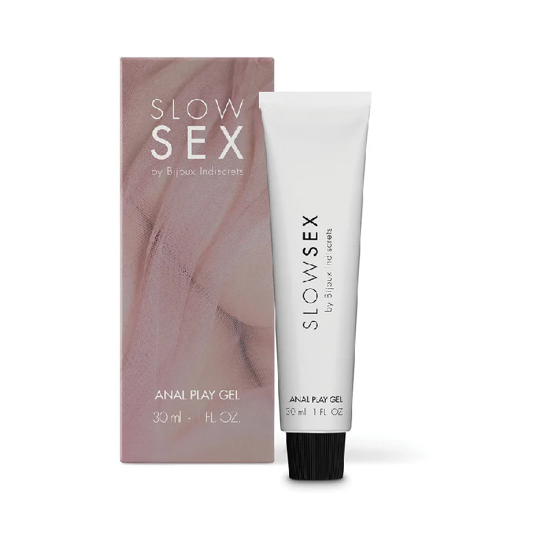 anal toys with quiet shaft-Bijoux Indiscrets Slow Sex Anal Play Gel 1 oz.