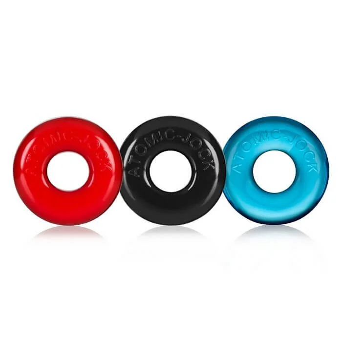 cock ring bold grip-Ringer 3-Pack Cock Ring by Oxballs - A Heftier Package for Heavier Action