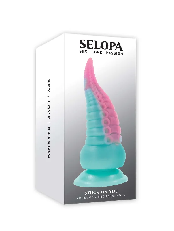 penis-health-diet-advice-Stuck on You Vibrating Dildo Multicolor