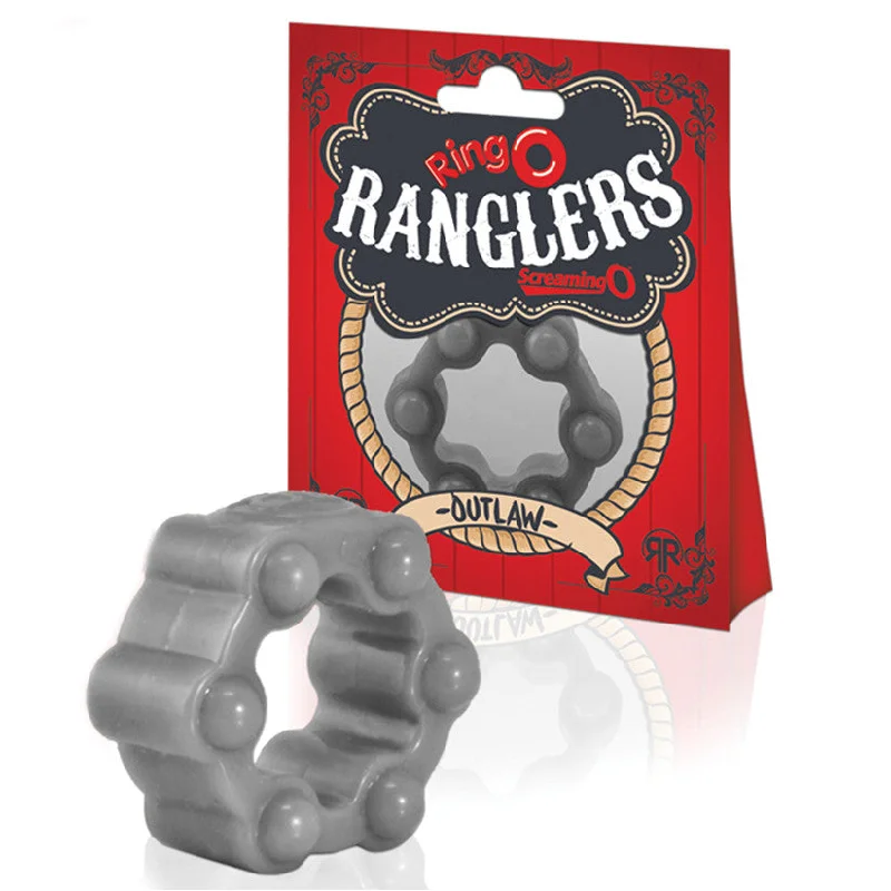 cock ring easy setup-Screaming O Ranglers Penis Cock Ring - Outlaw