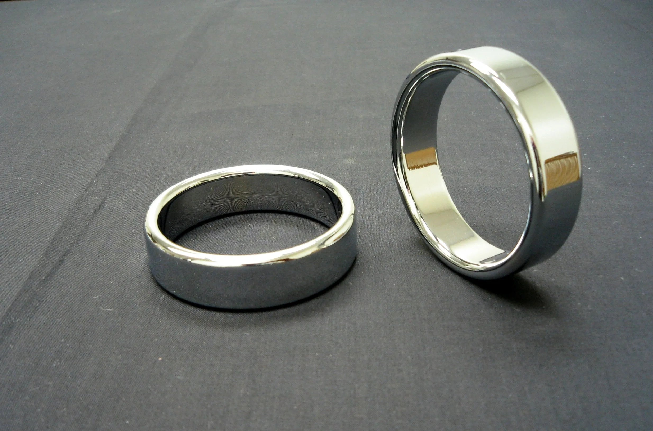 cock ring user texture-Wide Style Cockring in Chrome