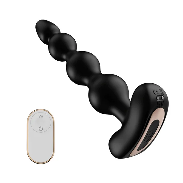 anal toys for couples fun-Vibrating Anal Bead Plug