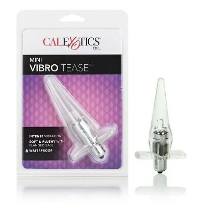 anal toys for bedroom play-CALEXOTICS MINI VIBRO TEASE CLEAR