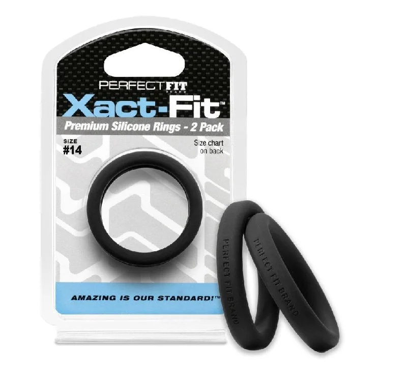 anal toys for discreet fun-Xact-Fit #14 1.4in 2 Pk