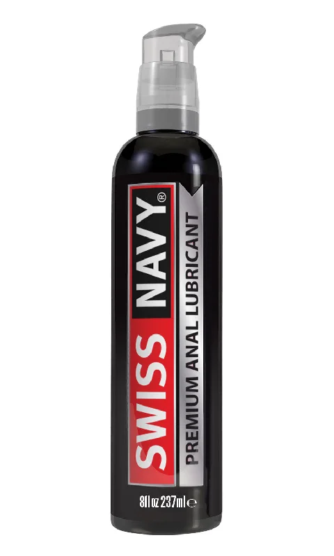 anal toys for long sessions-Swiss Navy Premium Silicone Anal Lubricant - 8 Oz.