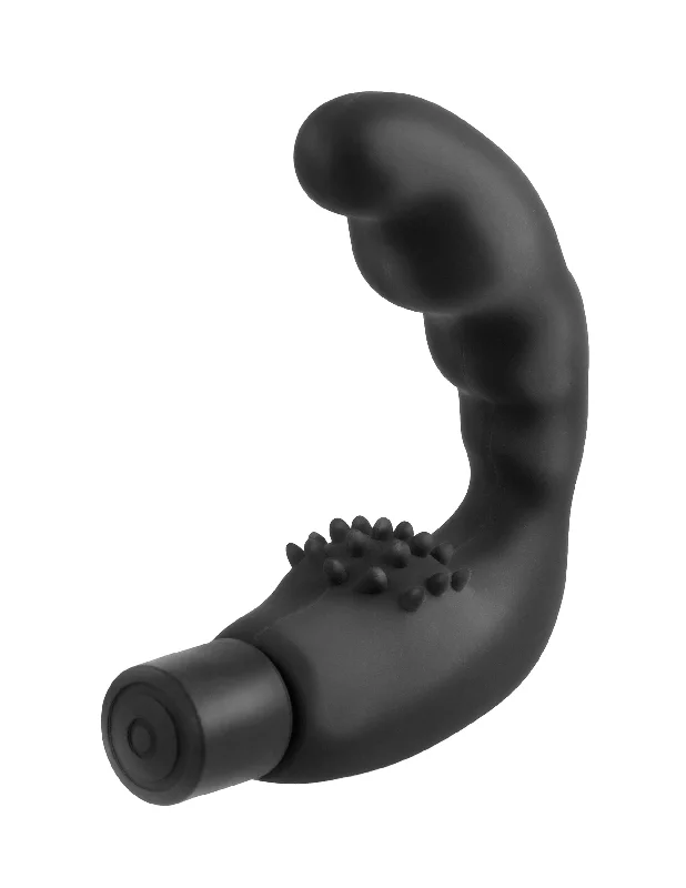 anal toys for intimate play-Anal Fantasy Collection Vibrating Reach Around - Black