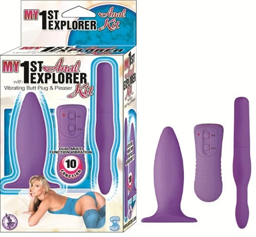 vibrating anal toys cheap-My 1st Anal Explorer Kit - Lavender