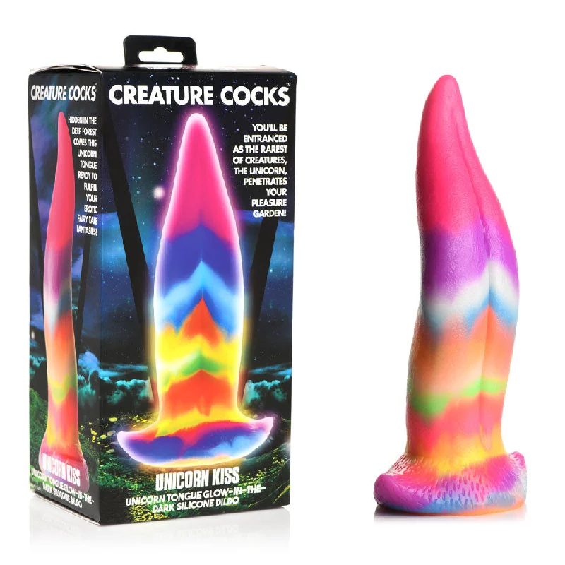 penis-size-and-self-esteem-Creature Cocks Unicorn Kiss Silicone Dildo