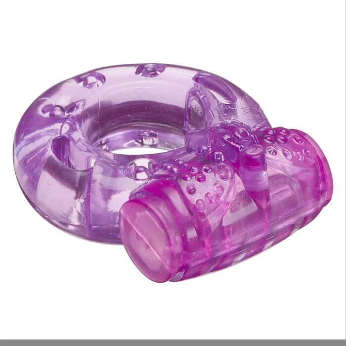 cock ring affordable feel-Cloud 9 Novelties Pleasure Tickler Vibrating Cock Ring Purple