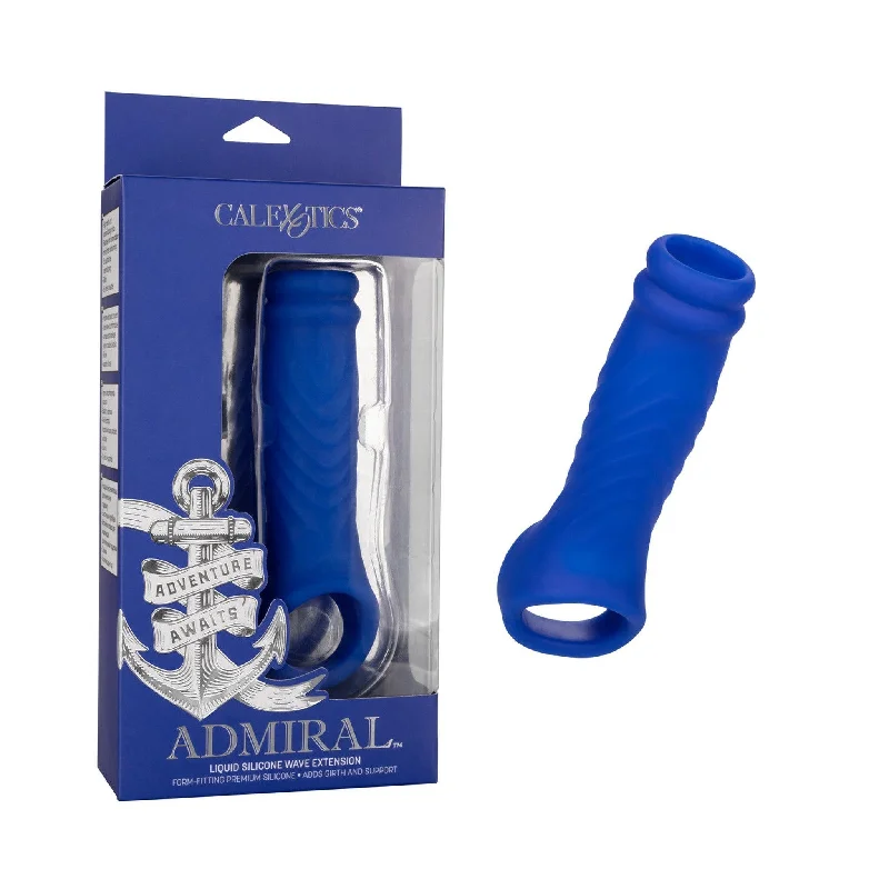 anal toys for quiet play-Admiral Liquid Silicone Wave Extension