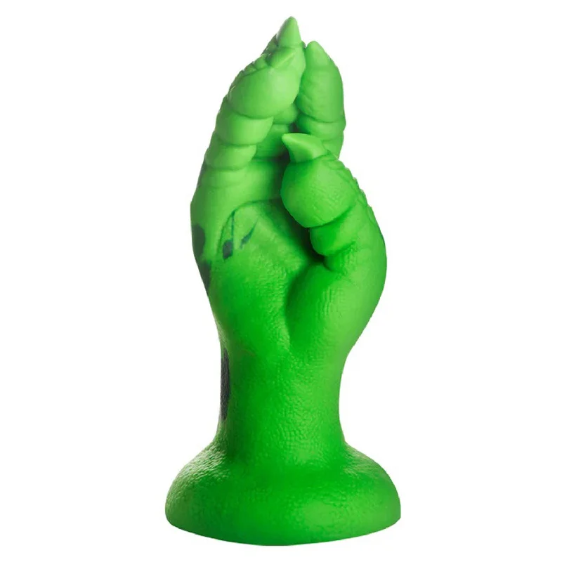 Dildo-new-Raptor Claw Fisting Silicone Dildo - Green