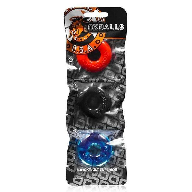 anal toys with strong base-OxBalls Ringer, 3-Pack Of Do-Nut Rings