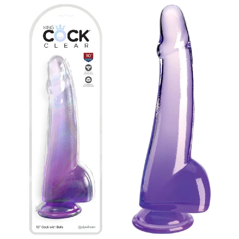 penis-care-for-runners-King Cock Clear 10'' Cock with Balls -