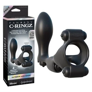 anal toys for playful nights-Fantasy C Ringz Ass Gasm Vibrating Anal Plug & Cock Ring by Pipedream Products®