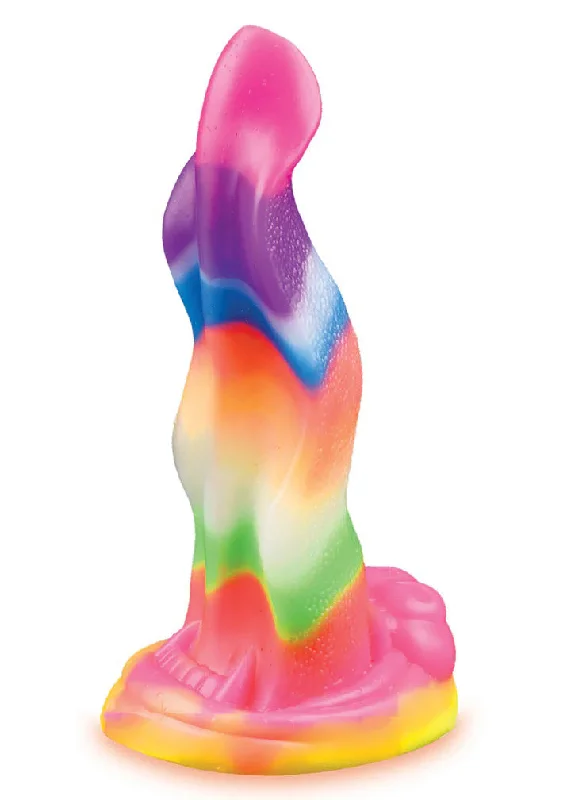 Dildo-leather-Alien Nation Lick of the Lair Silicone Glow in the Dark Creature Dildo - Multicolor