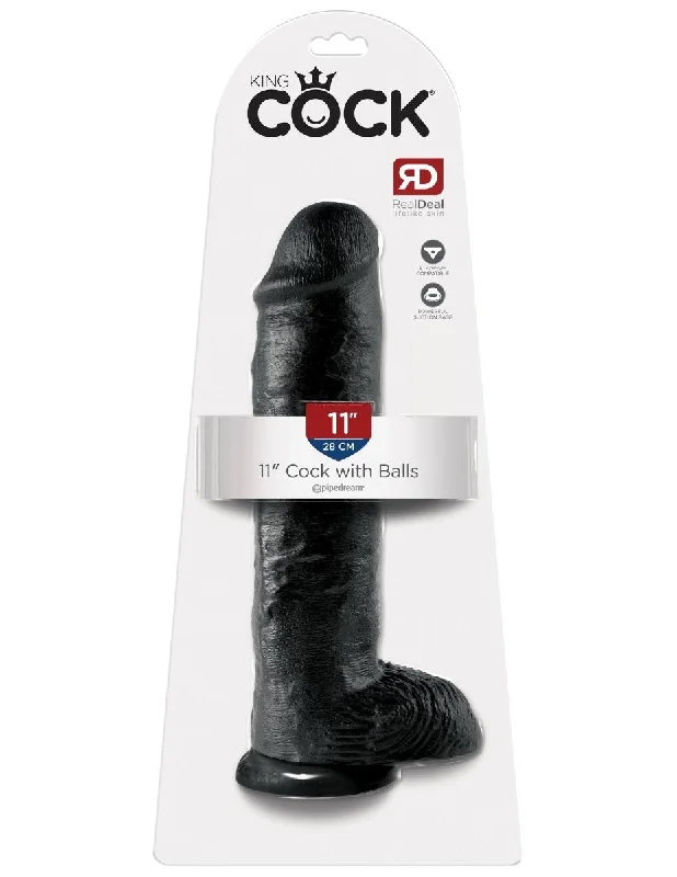 penis-care-during-summer-King Cock 11 Inch With Balls - Black